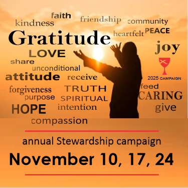 Gratitude annual Stewardship campaign