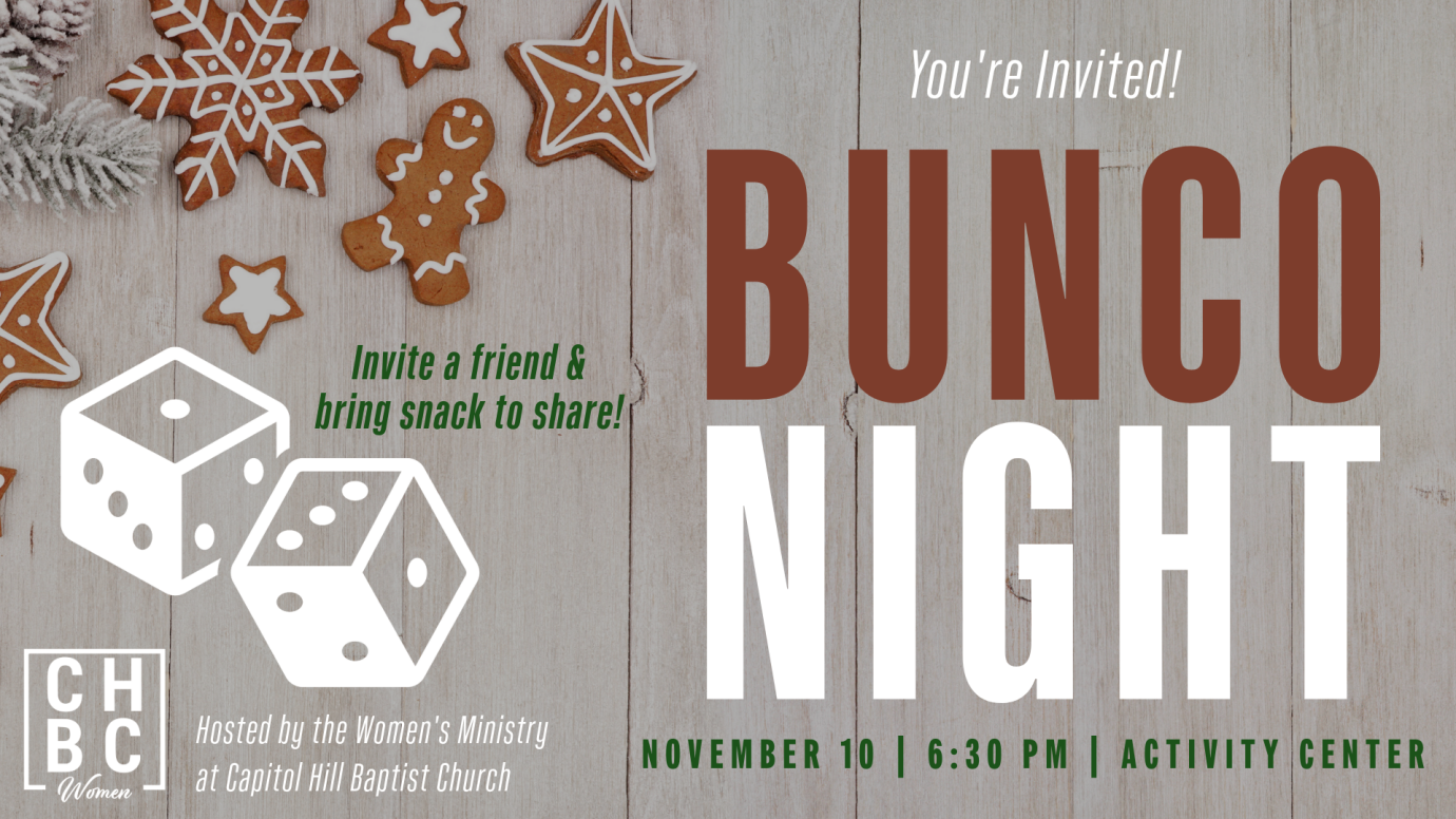 Ladies Holiday Bunco Night