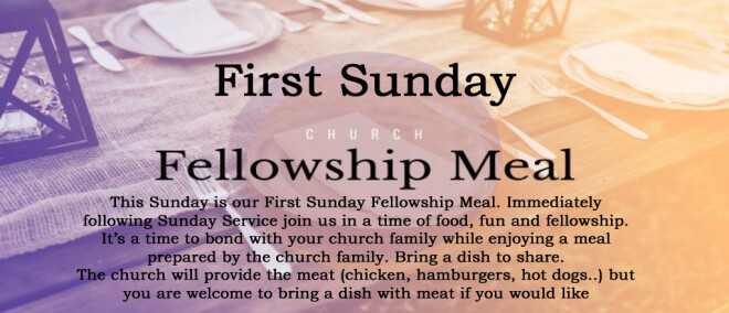 Fellowship Sunday