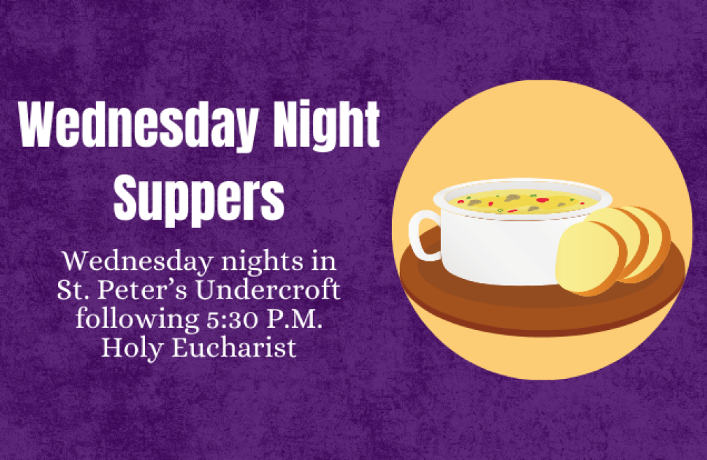 6:30 p.m. Wednesday Night Supper