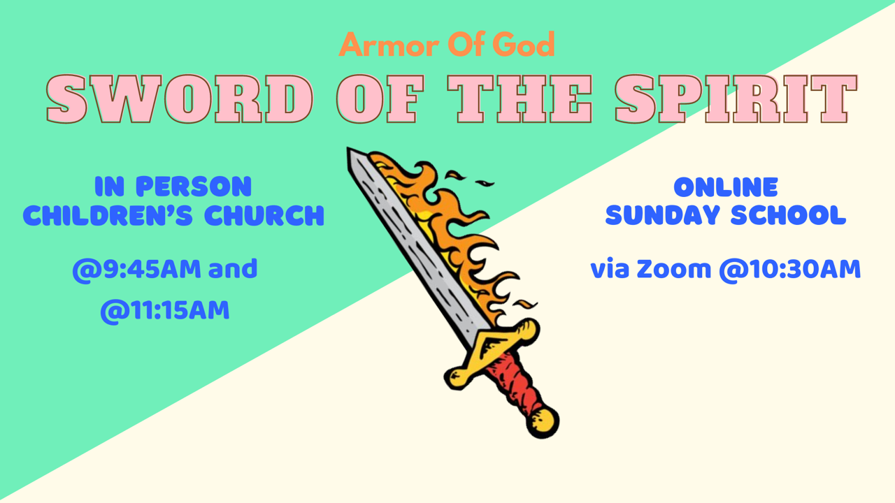 armor of God - sword of the spirit