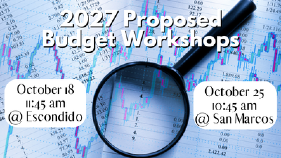2027 Budget Workshops