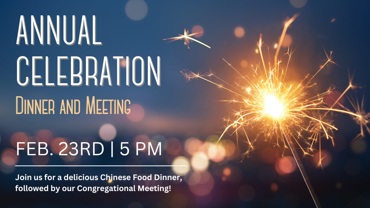 Annual Celebration: Dinner & Meeting