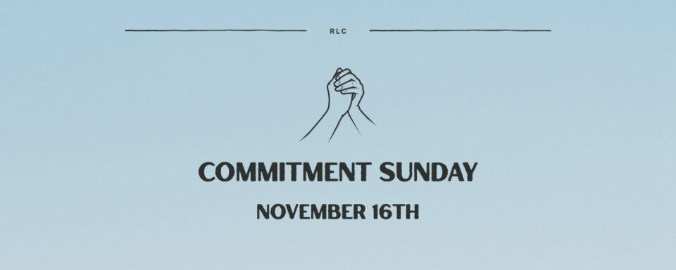 Commitment Sunday
