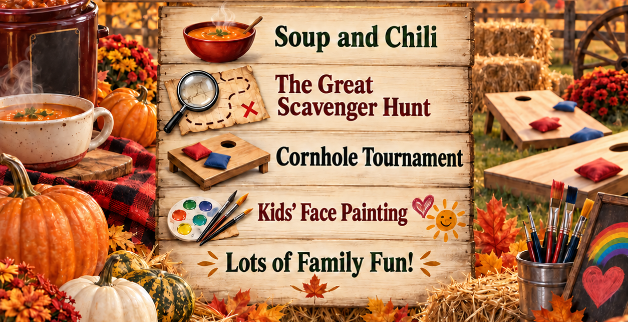 harvest fest flyer events list
