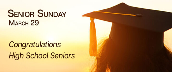 High School Senior Sunday