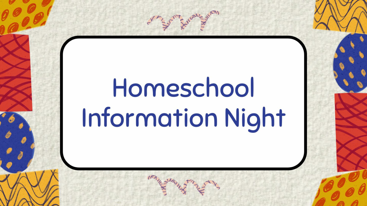 Homeschool Info Night