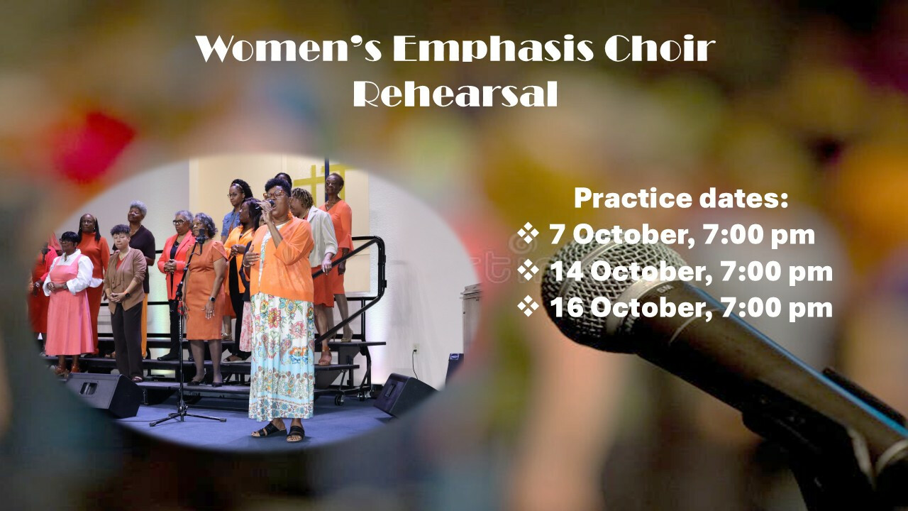 Women's Emphasis Choir Rehearsal