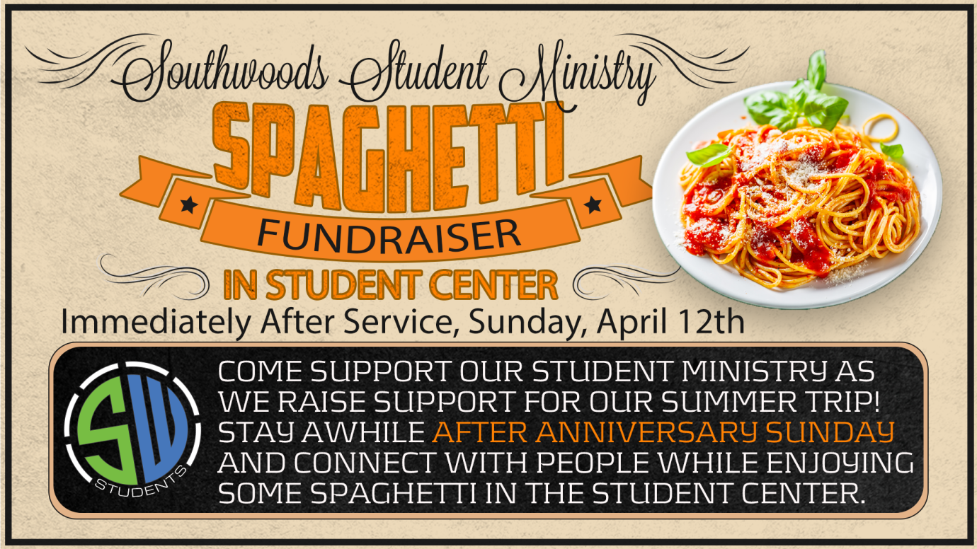 Spaghetti Dinner Fundrasier