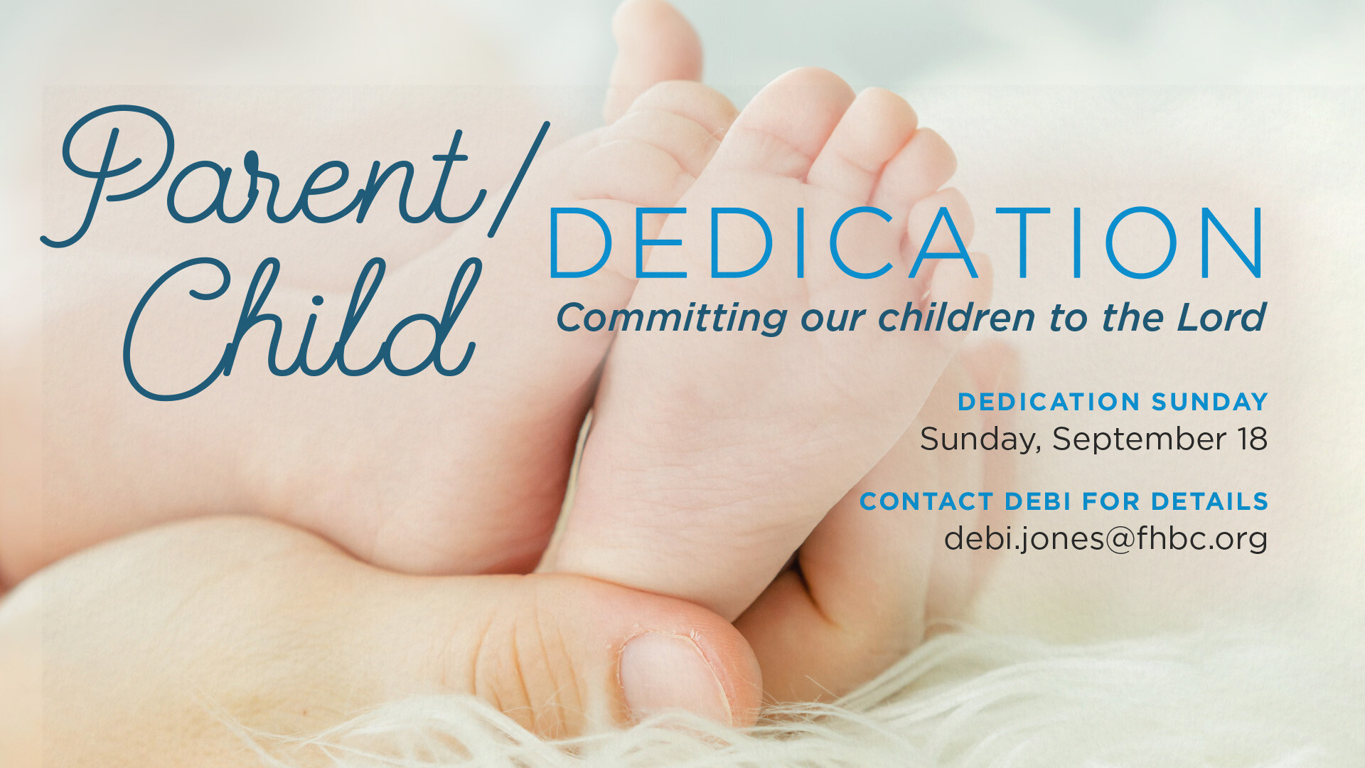 Parent Child Dedication Forest Hills Baptist Church