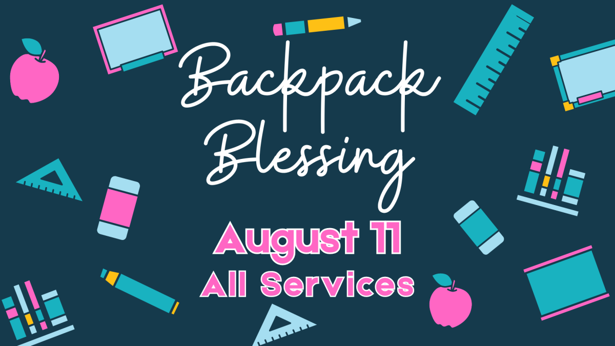 Backpack Blessing