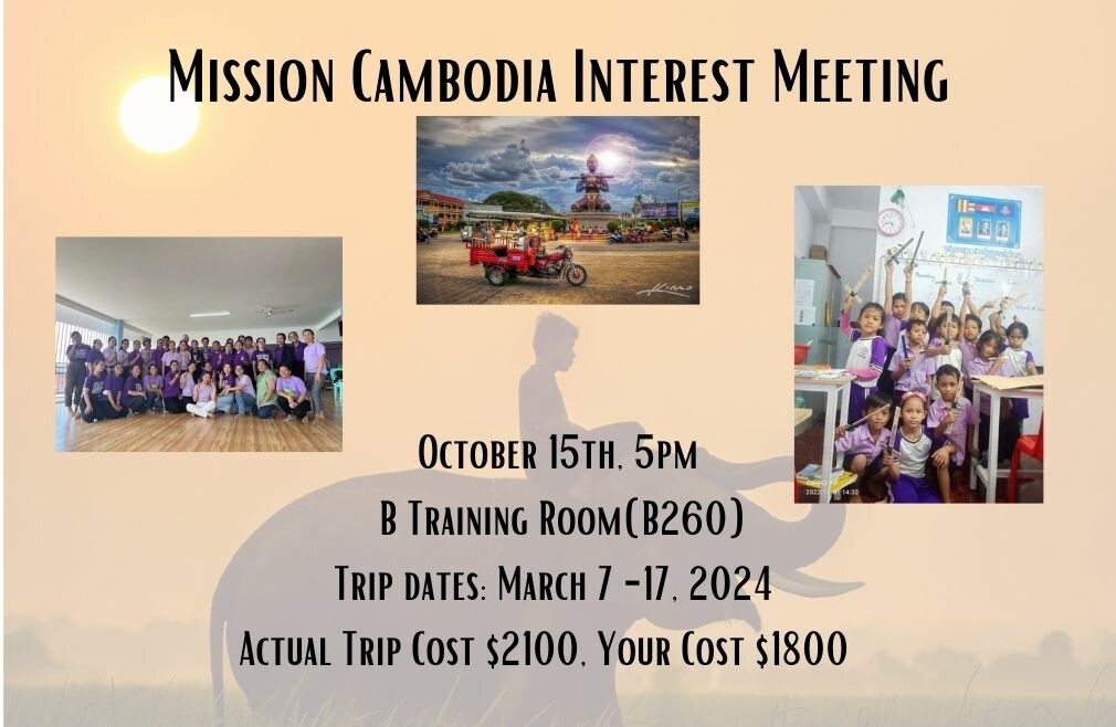 Mission Cambodia Interest Meeting