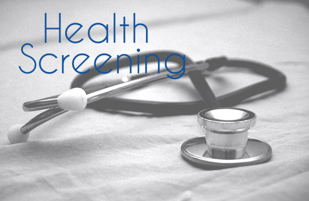 ALL APPTS FILLED-Health Screening