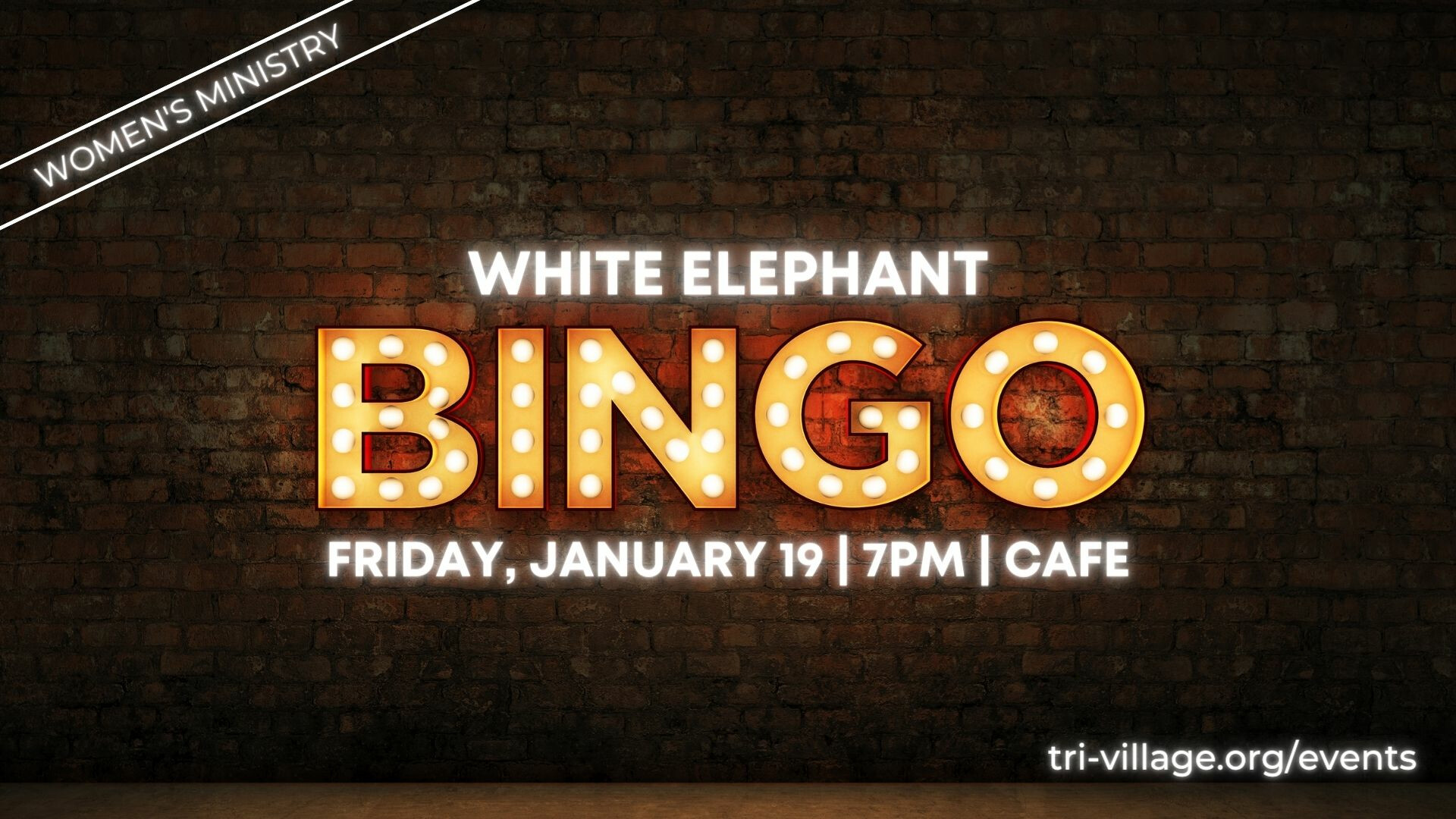 White Elephant Bingo (Women's Event)