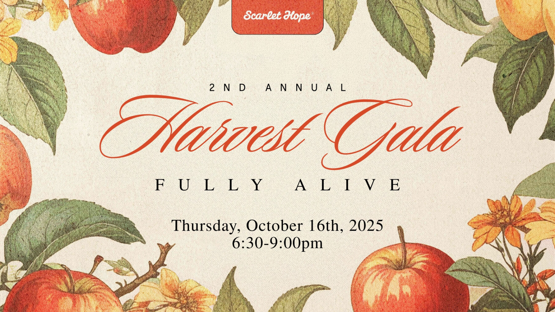 Scarlet Hope Harvest Gala
