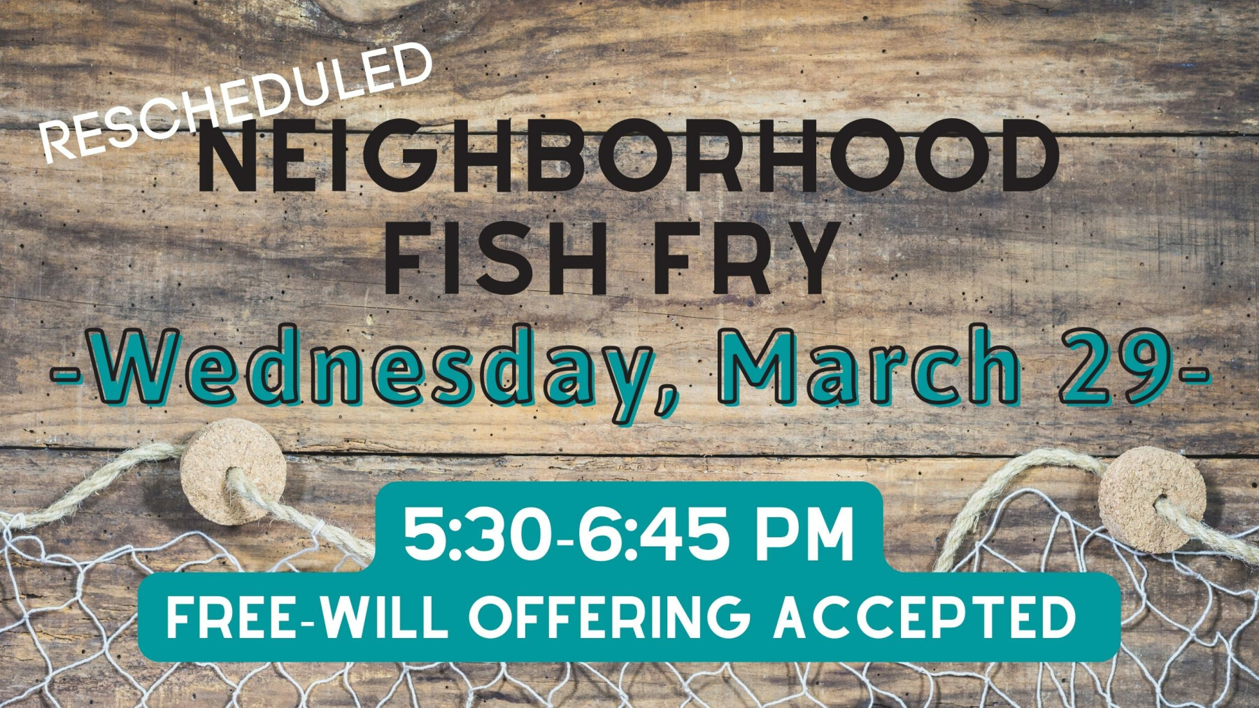 (Rescheduled) Neighborhood Fish Fry 