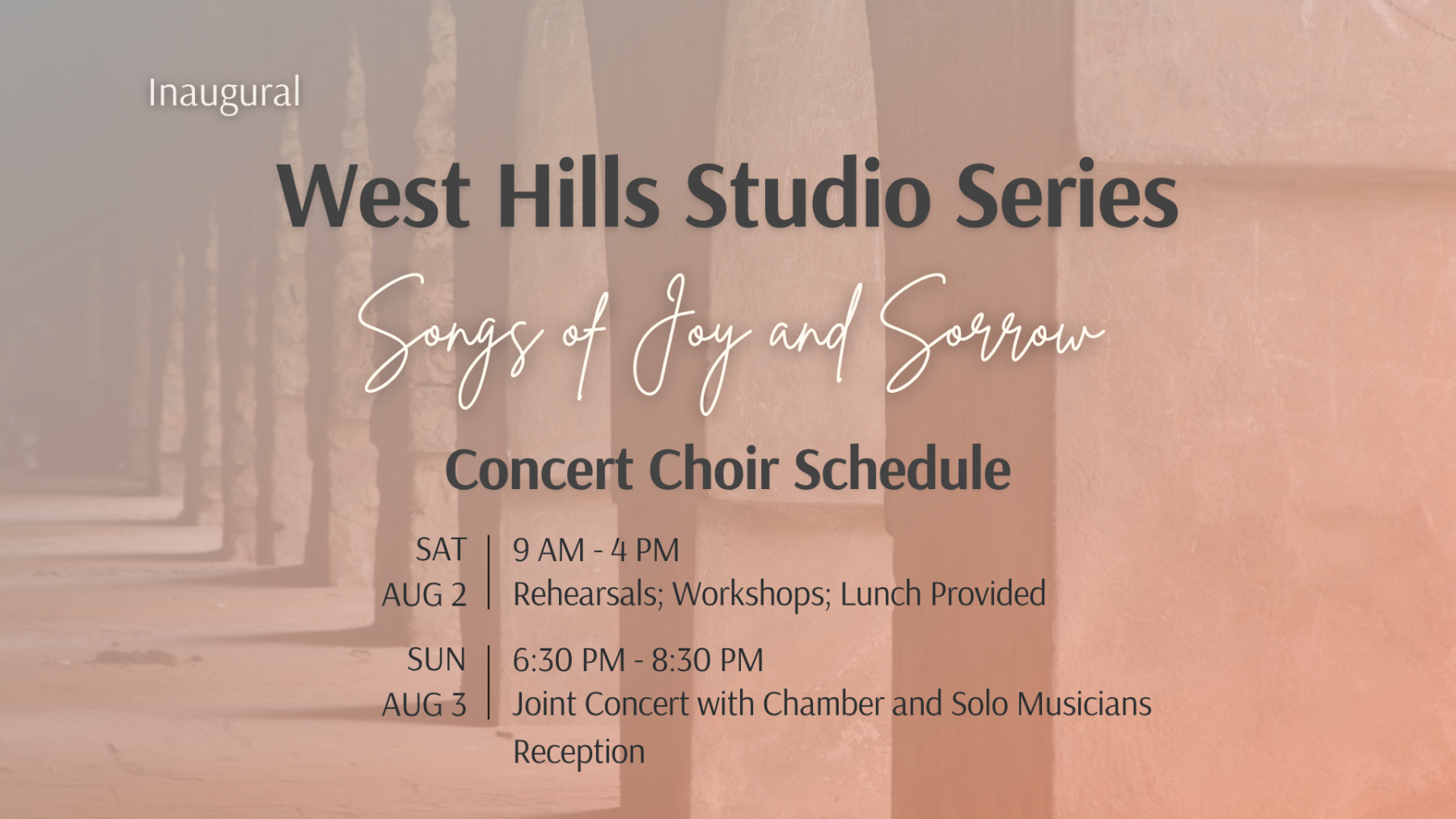 West Hills Concert Choir Signup