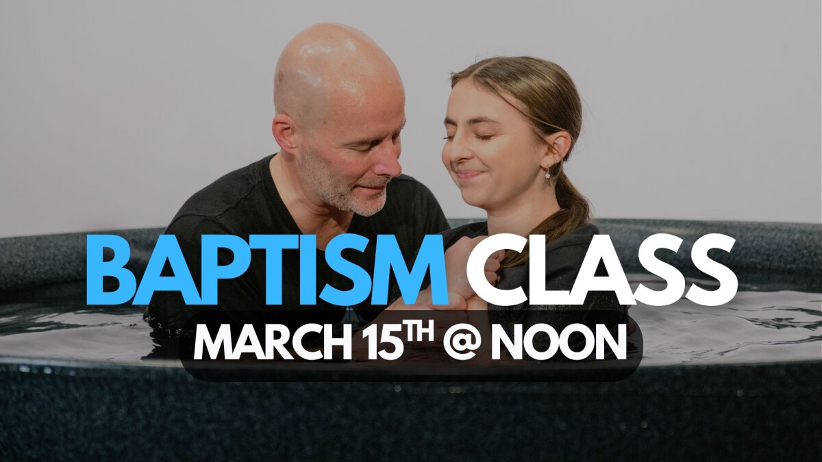 BAPTISM CLASS
