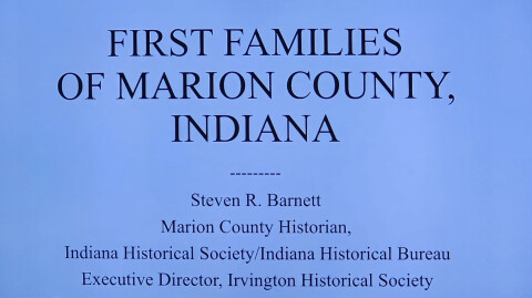 First Families of Marion County (Lunch & Learn)
