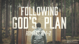 Following God's Plan \ June 11, 2023