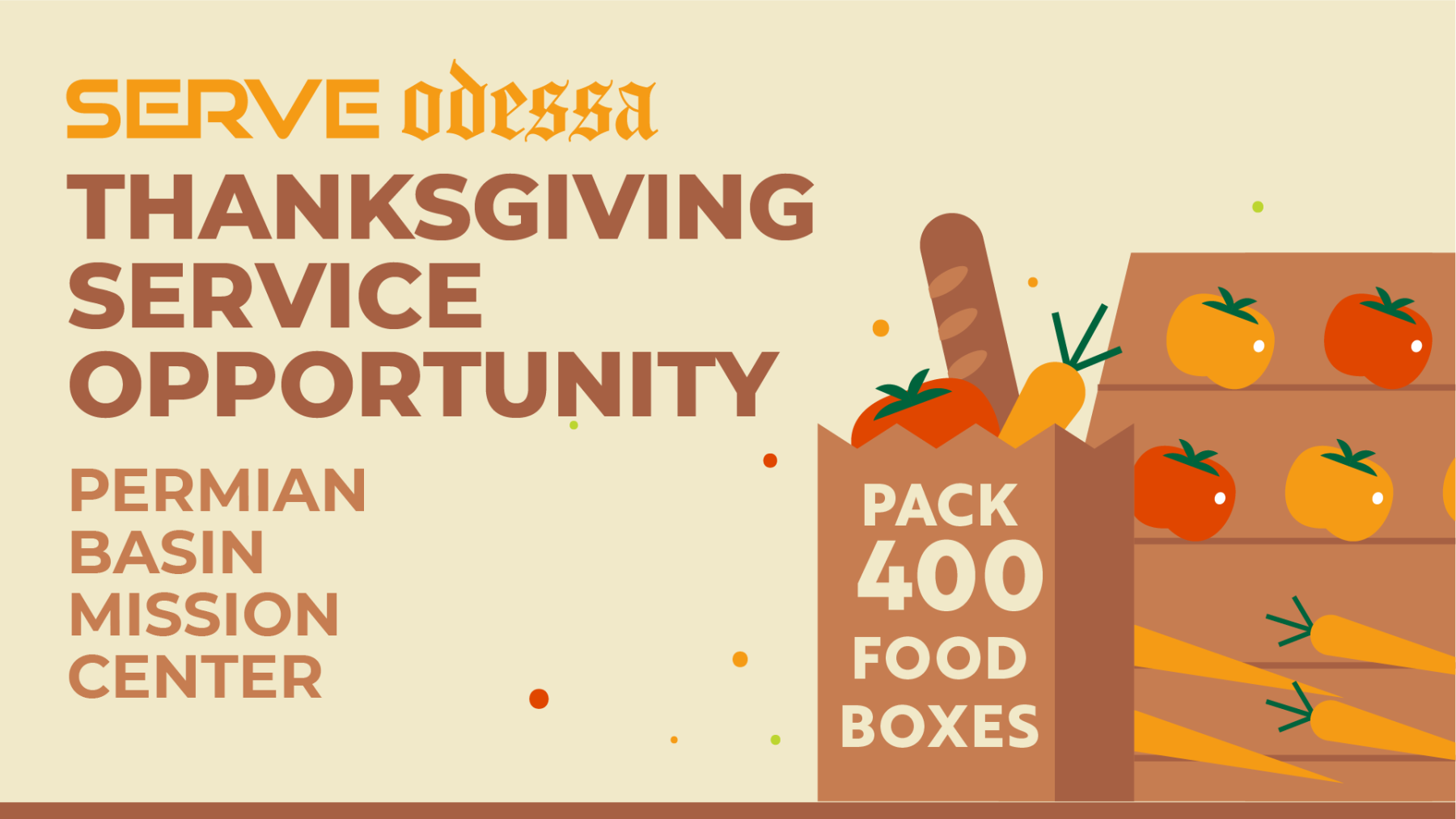 Packing Thanksgiving Meal Boxes at the PBMC