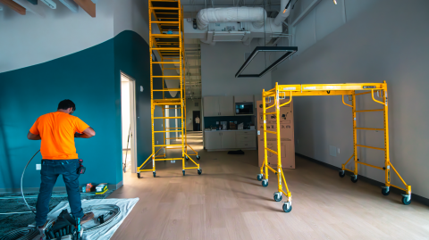 Office Renovation - Flooring, Doors, and Final Inspections