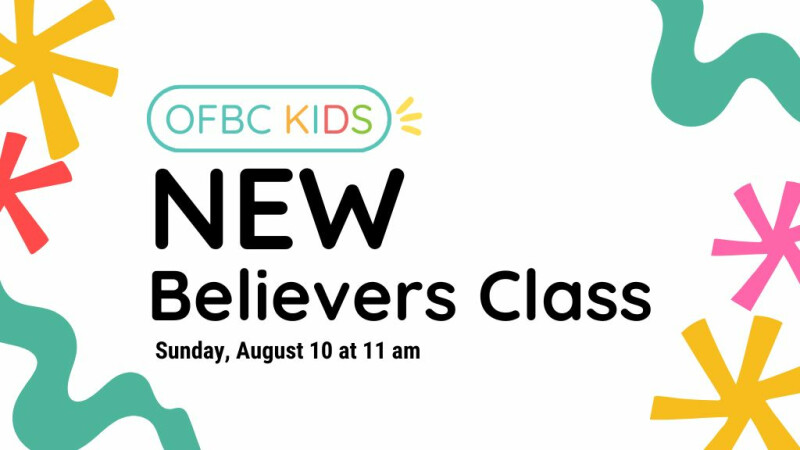 Kids New Believer Class