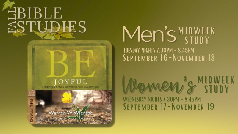Fall Bible Studies