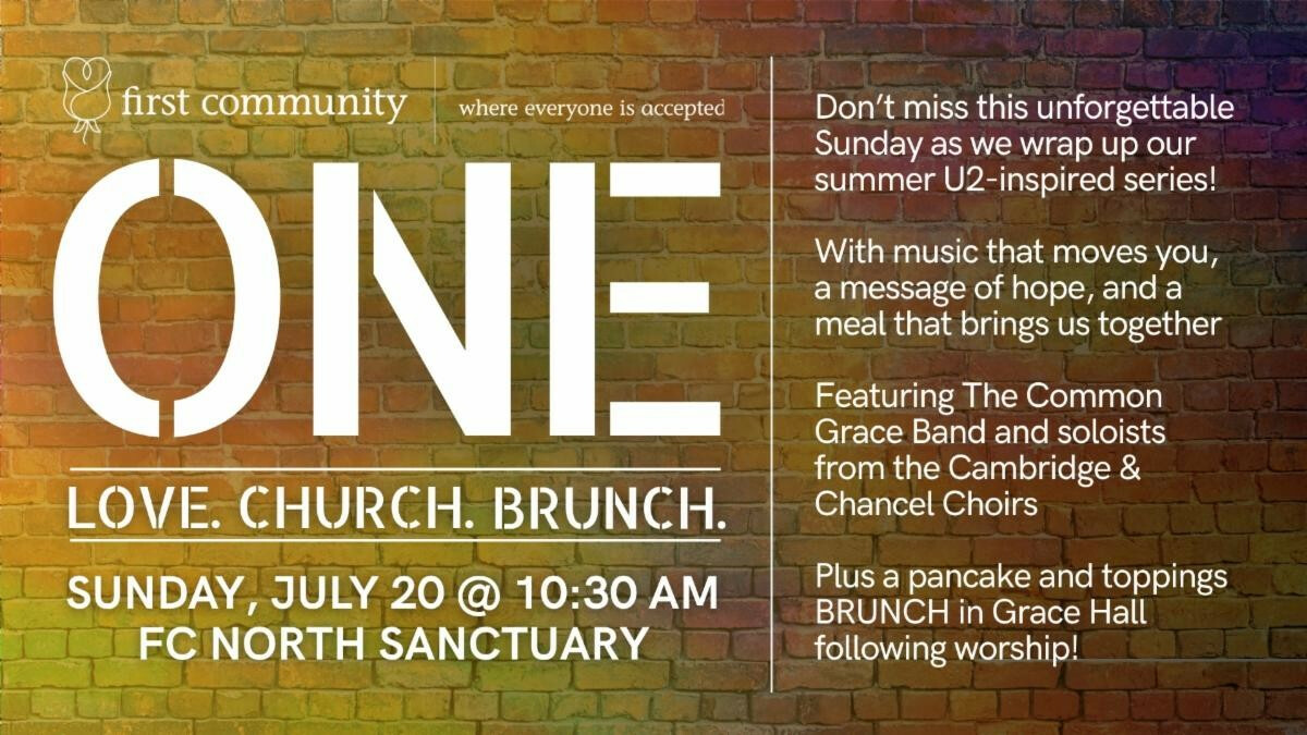 One Love. One Church. Worship Service North Only