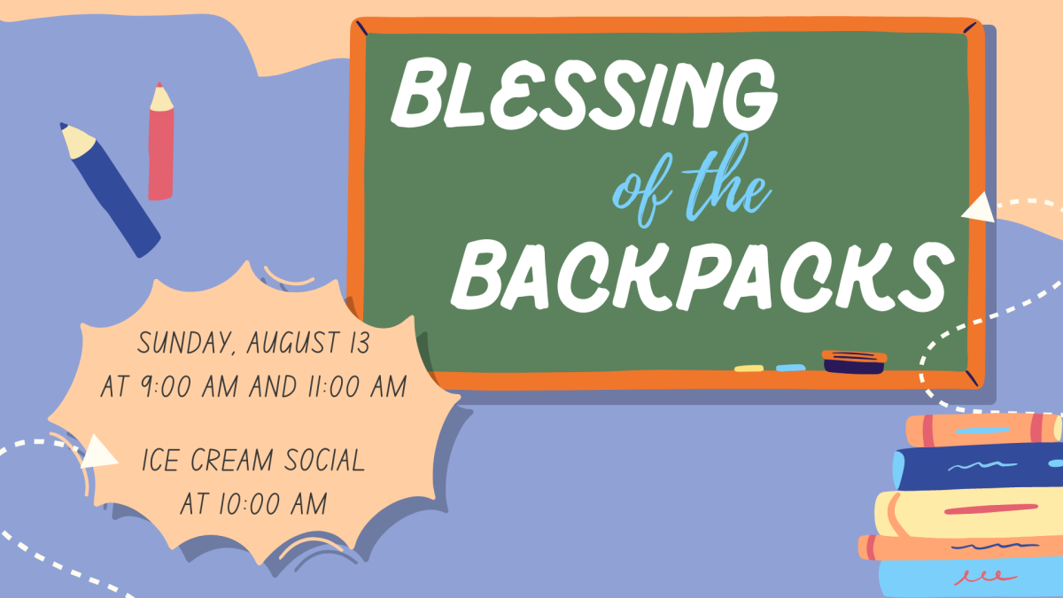 Blessing of the Backpacks and Ice Cream Social