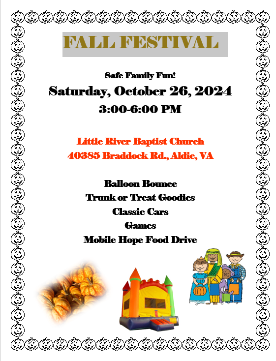 Fall Festival Flier