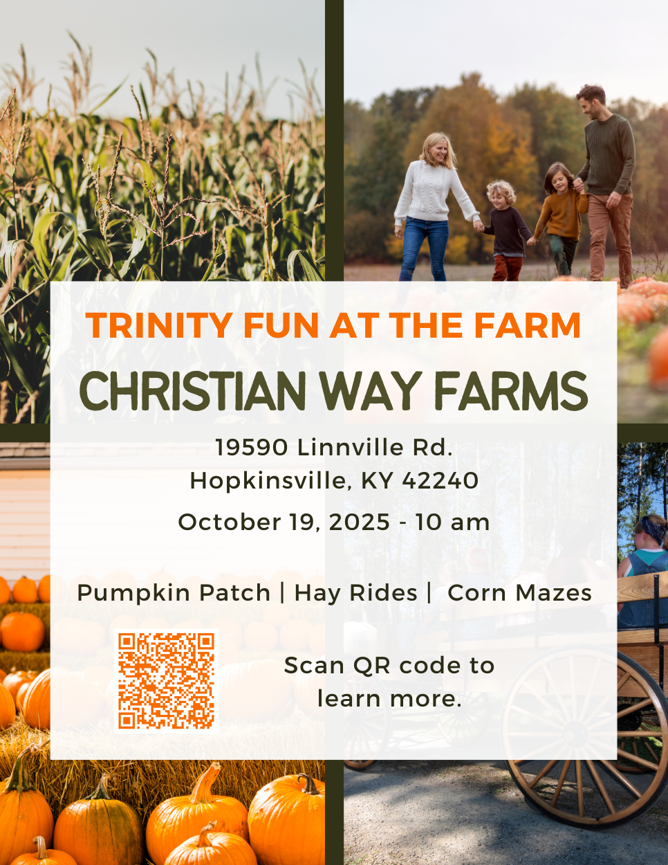 Trinity Fun at the Farm and Pumpkin Patch!