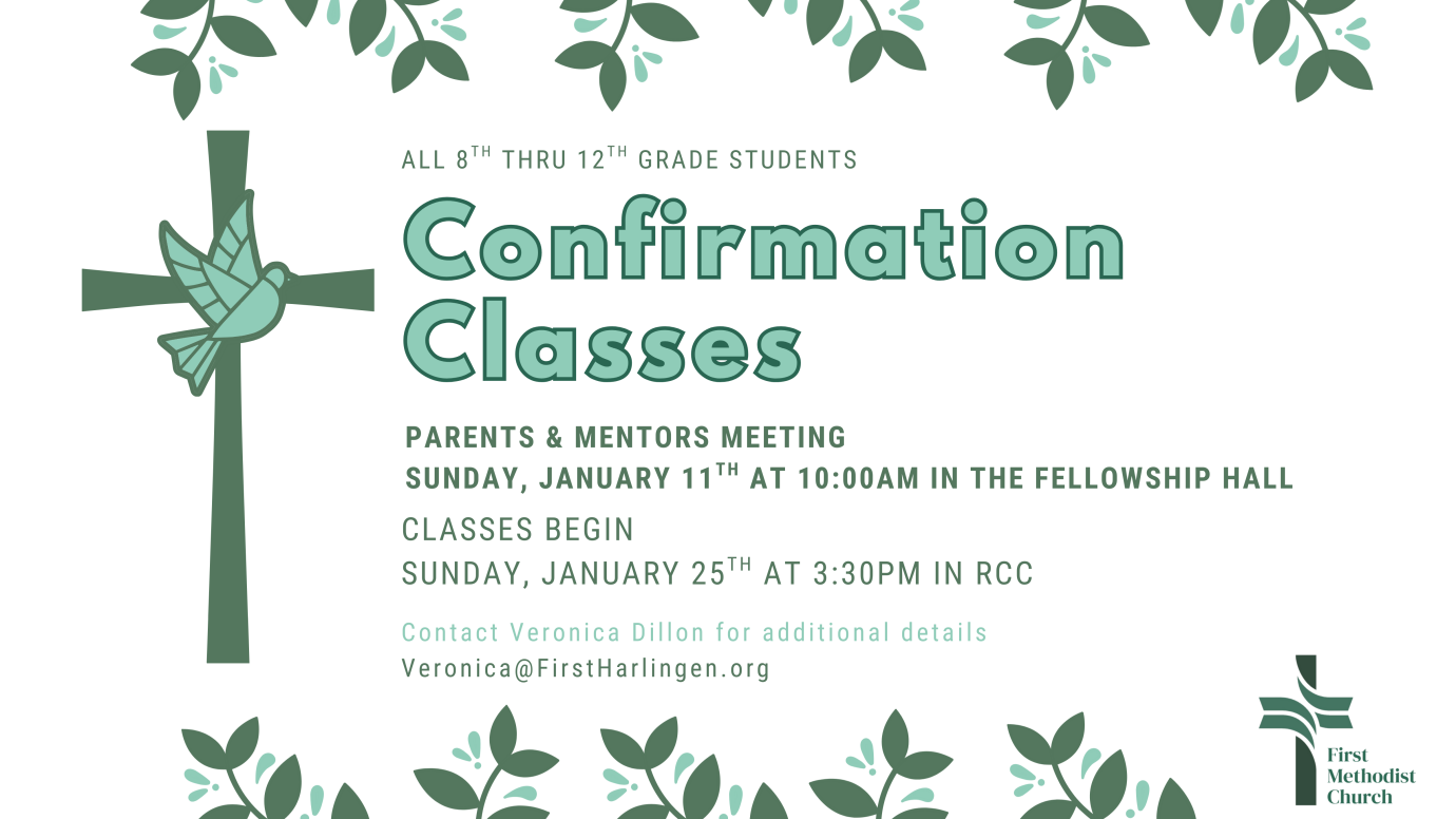 2026 Confirmation Classes