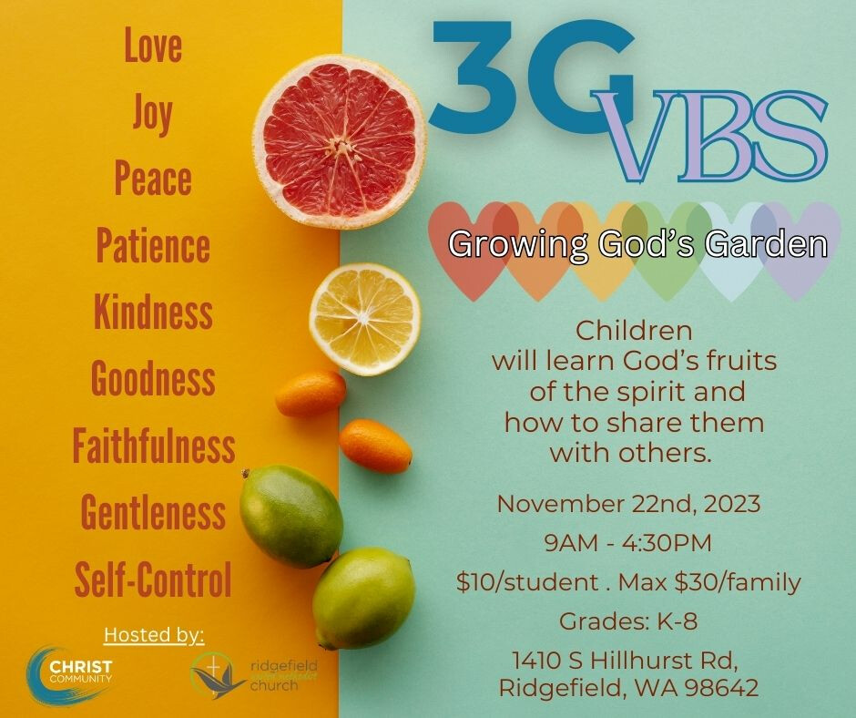 3G VBS Growing God's Garden