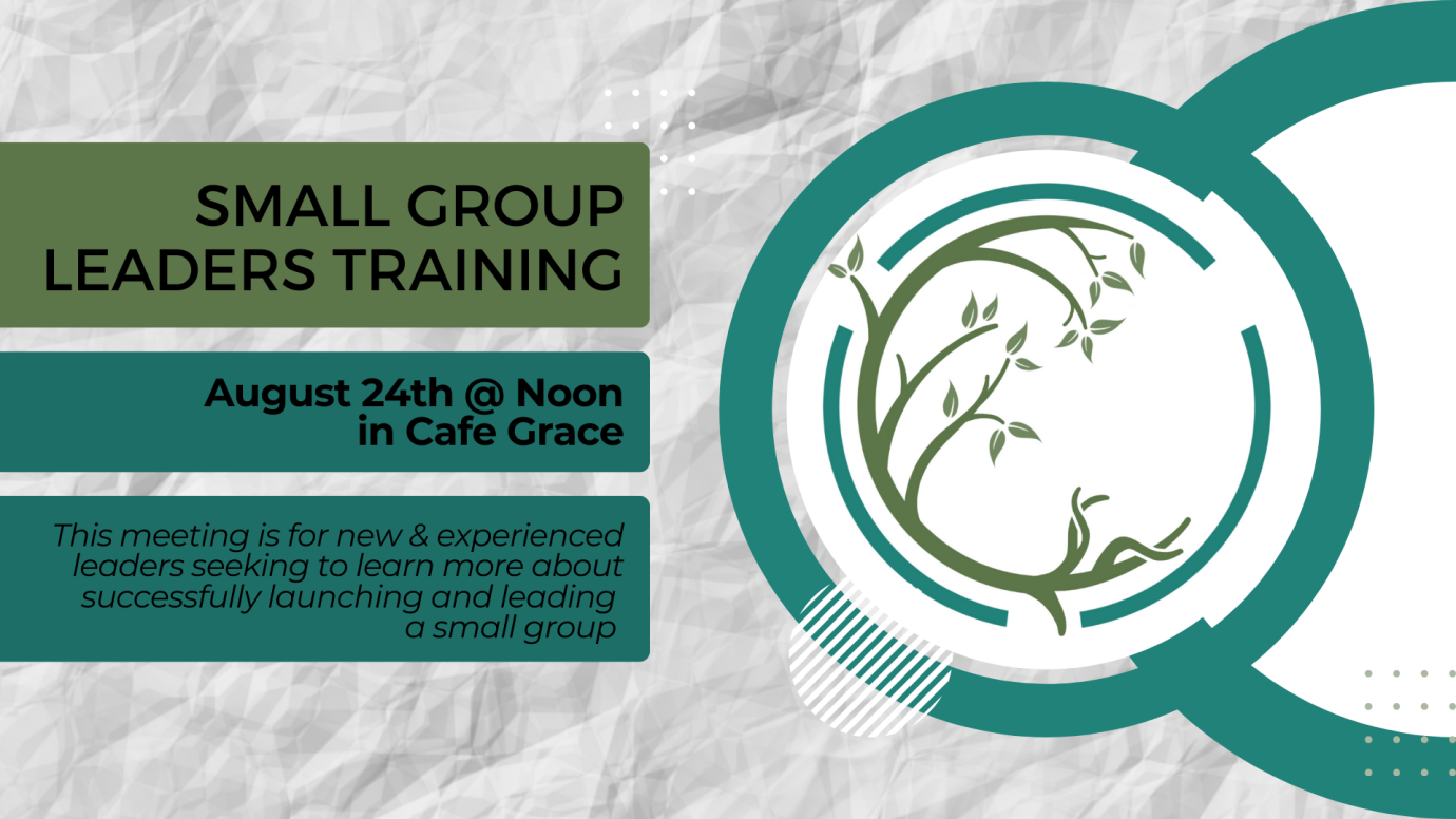 Small Group Leader Training