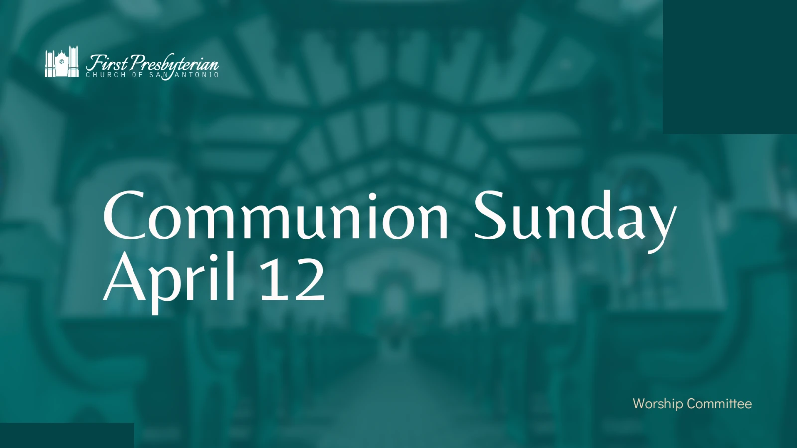 Communion Sunday