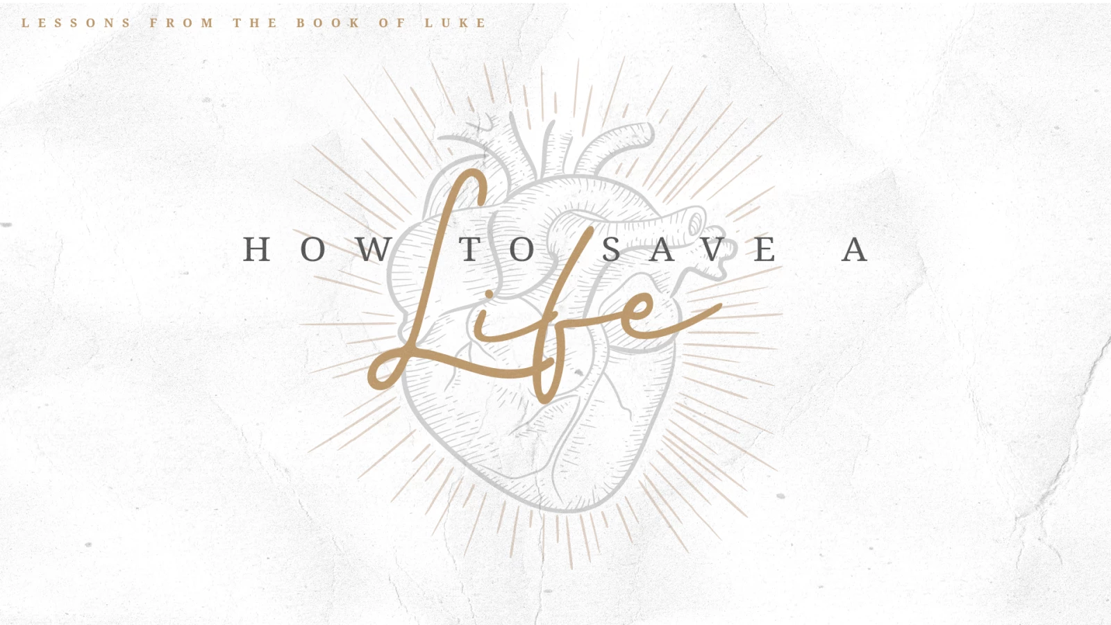 How to Save a Life