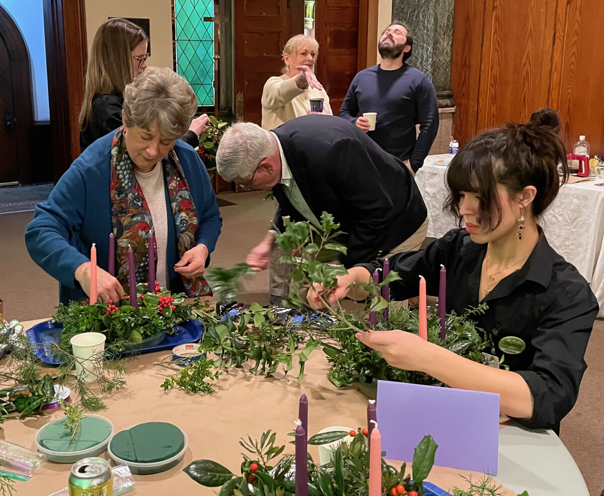 11:30 a.m. Advent Wreath Workshop