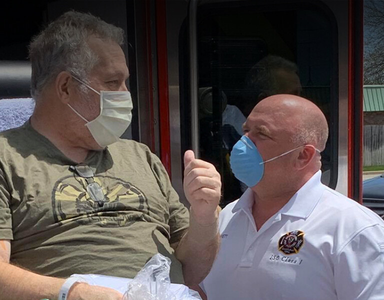 Kevin Byron - Brownsburg Firefighter Sick with Covid-19