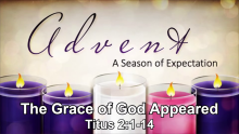 The Grace of God Appeared
