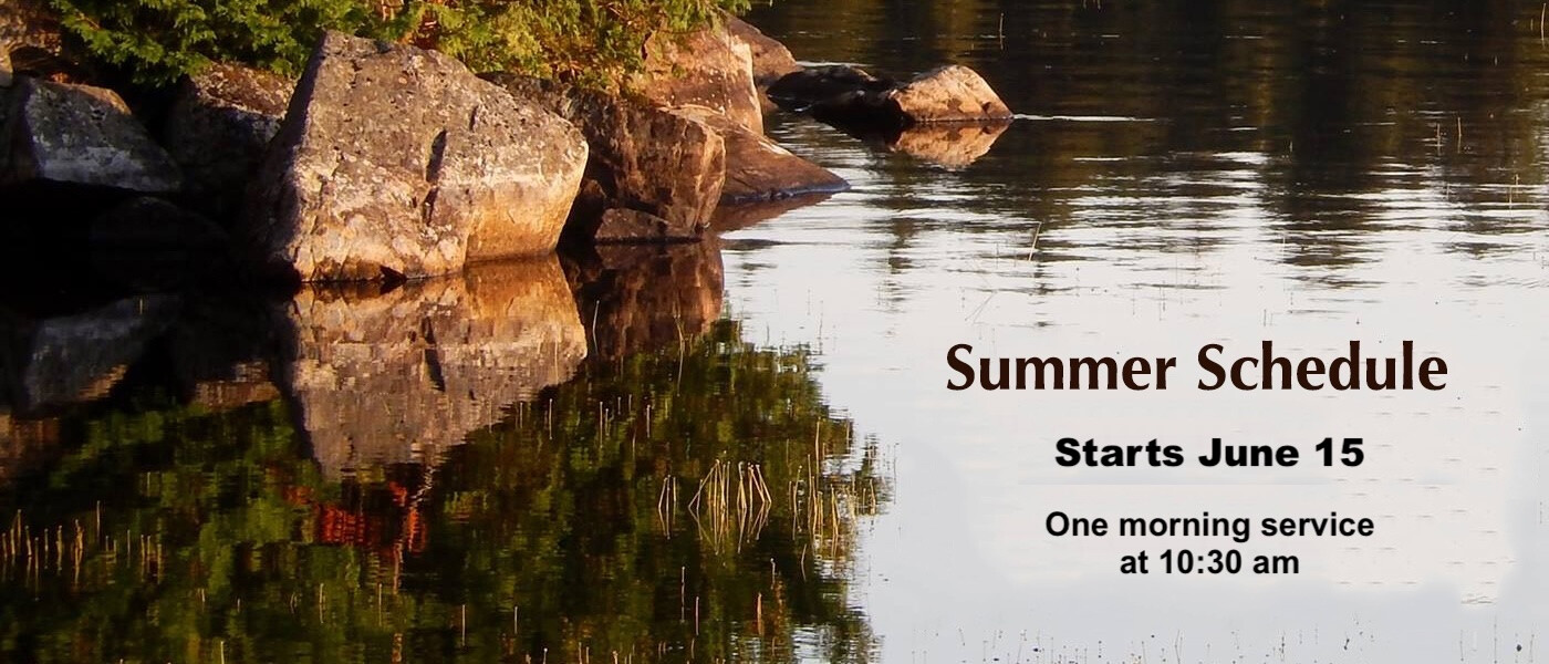 Summer Schedule starts June 15th 