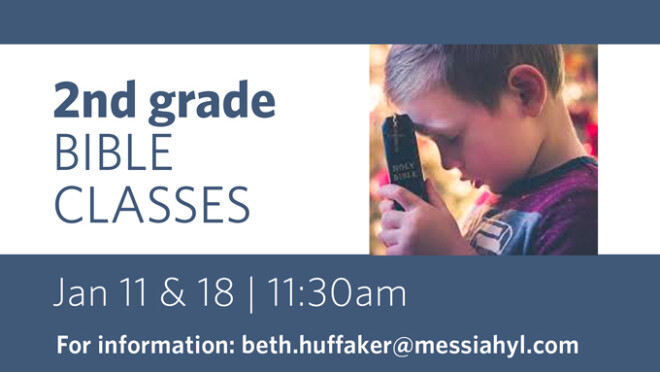 11:30am 2nd Grade Bible Classes