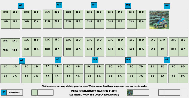 2024 Community Garden Map