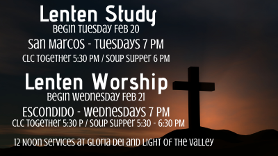 Lenten Studies/Services