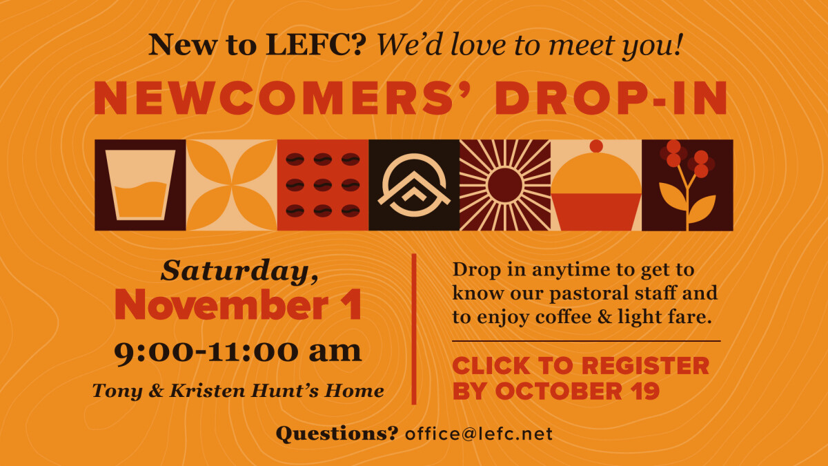 Newcomers' Drop-In Nov. 1