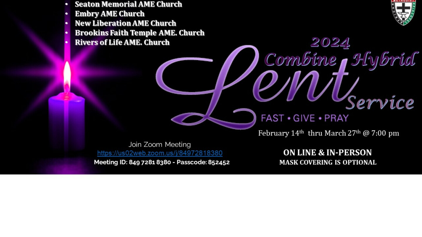 Combine Lenten Service 