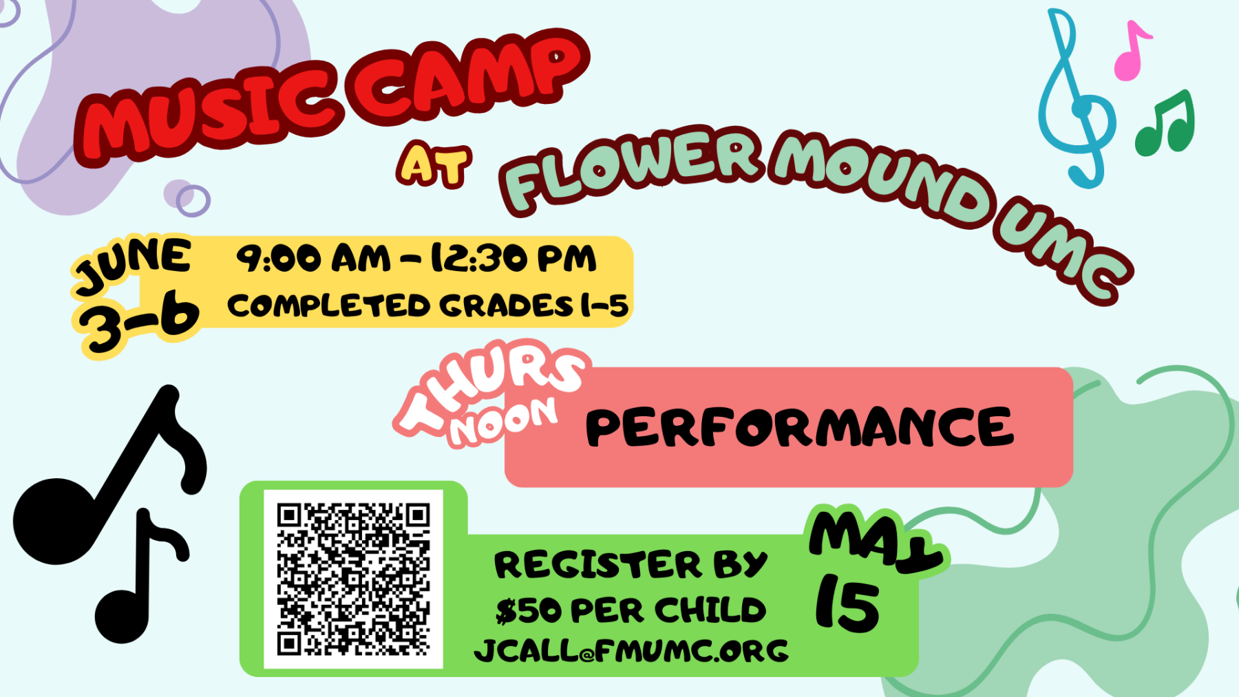 Summer Music Camp - Registration