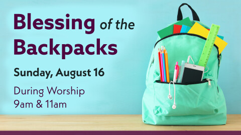 Blessing of the Backpacks