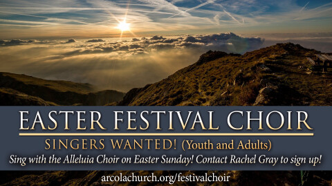 Singers Invited to Join  Easter Festival Choir