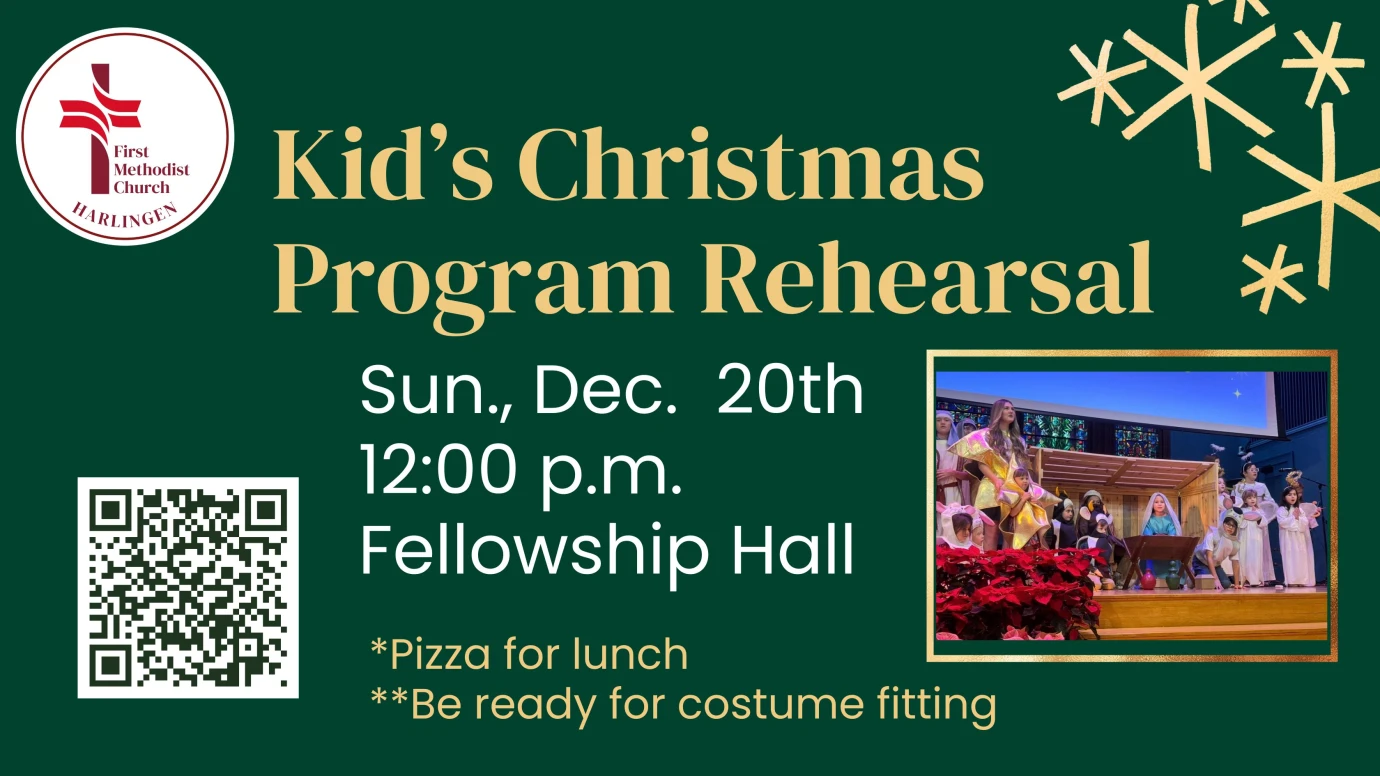 KIDS CHRISTMAS PAGEANT REHEARSAL 2026